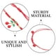 thumbnail image 3 of 2 pulseras de la amistad de cerezas hechas a mano, lindas pulseras tejidas para niñas, ajustables, para hermanas, con un diseño único de frutas, ideales para fiestas y uso diario., 3 of 5