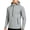 Gray, variant on Mens Light Packable Hooded Windbreaker Men Short Full Zip Outer Coat, Minimalist Plain Silhouette for Road Trips Beach Walks Gray L