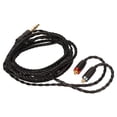thumbnail image 1 of Cable de repuesto para auriculares OFC, compatible con auriculares MMCX para SE215 SE315 SE425 SE535 SE846, color negro, 1 of 5