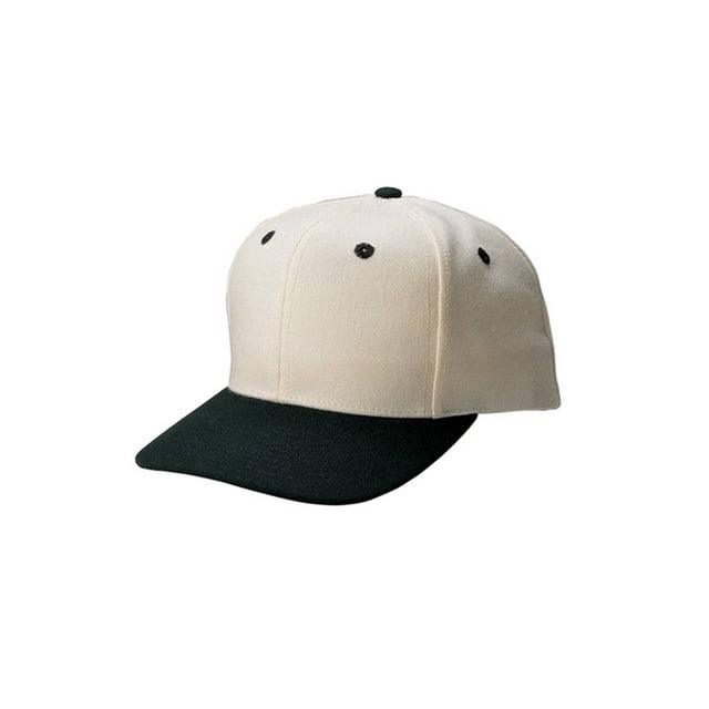 Pro Style Wool Blend Hat Cap- Beige Black