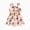 Orange, variant on Disney Stitch Girls Dresses Graphic Floral Ruffled One Shoulder Outfits for Summer, Sizes 2-6