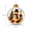 thumbnail image 4 of Fountwell Glowing Christmas Story Ornament 3.15in LED Light Up Holiday Ball for Tree Mantel, 4 of 5