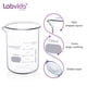 thumbnail image 3 of Vaso de vidrio Labvida LVA007 150 ml (12 piezas) 3.3 Boro con escala, 3 of 7