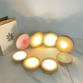 thumbnail image 5 of Round Wooden LED Night Light Base Decorative Display Stand For Crystals Glass Ball Decor, 5 of 11