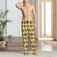 thumbnail image 4 of Bingfone Bohemia Mens All Over Print Sleep Pajama Pants-XX-Large, 4 of 5