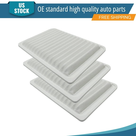 YXPCARS 3PCS Front Engine Air Filter for Toyota Camry 2007-2017 Venza 2009-2016 2.4L 2.5L 2.7L, New Air Filter Replacement (CA10171)