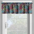 thumbnail image 4 of Ambesonne Garden Valance & Curtain, Colorful Spring Blooms Herbs, 55"x36", Multicolor, 4 of 6