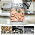 thumbnail image 6 of Yayeee Ashtray with Lid for Cigarette Smokeless Stainless Steel Home Ash Holder, Pink Christmas Santa, 6 of 7