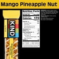 thumbnail image 2 of KIND Mango Pineapple Nut Bars, 6-Count Snack Bars, 1 Cardboard Box, 2 of 12