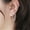Silver, variant on Punk Cool Two Hole Piercing Earrings Gold Silver Color Long Tassel Chain Drop Earrings for Women Fashion Jewelry Gifts Korean