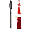thumbnail image 4 of WHAMVOX Bau Flute Traditional Folk Wind Instrument Child Student 42X8.5CM Black, 4 of 8