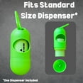 thumbnail image 2 of Doggy Poop Bags with Dispenser (1440 Bags) Eco-friendly Dog Waste Pickup Bags Landfill-friendly Refill Rolls Cat Waste Bags (Green, 72 Rolls, Lavender Scented), 2 of 12