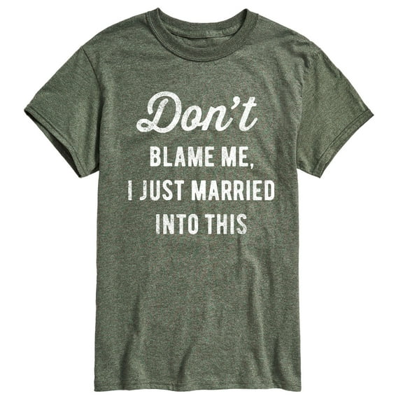 Instant Message - Don't Blame Me Married - Men's Short Sleeve Graphic T-Shirt