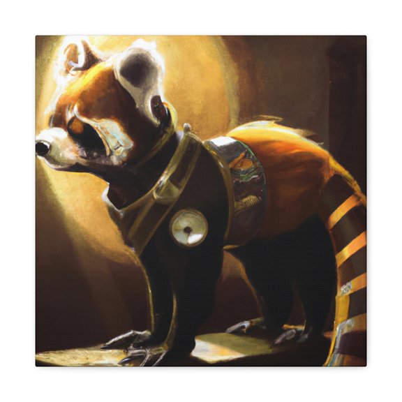 Red Panda Steampunk Dream - Canvas