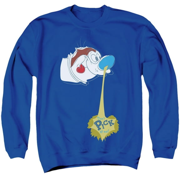 Ren And Stimpy Don't Pick At Me! Unisex Adult Crewneck Sweatshirt