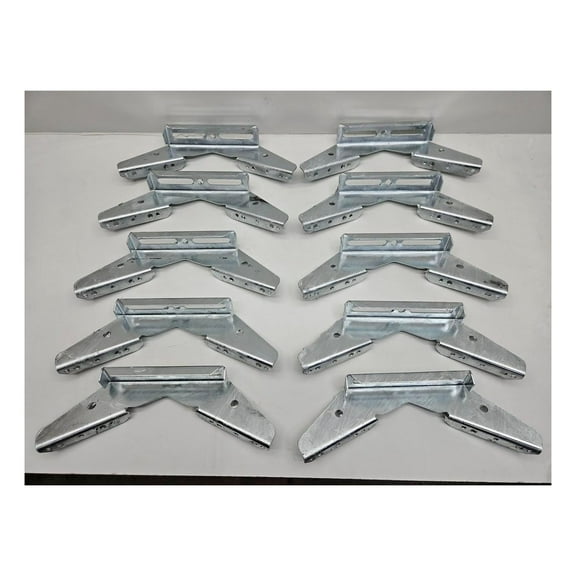 (10) Pontoon Trailer V Wing Brackets Bunk Bolster Boat Pontoon V Wing Brackets