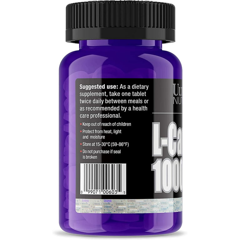 ultimate l-carnitine Ultimate Nutrition L-Carnitine Fat Burning Amino Acid Supplement-30 Tablets