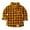 Yellow, variant on Toddlers Button Up Shirt for Boys Long Sleeve Boy Girl Plaid Dress Shirts with Chest Pocket Collared Blouses, 12-18 Months Yellow
