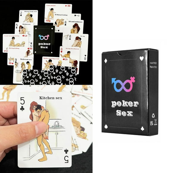 WIFKLSIIPG Toys for 4 Year Old Boys Valentine's Day Gifts Adult Couples Poker Game Poker Bedroom Night Fun Games Gift for Him&Her