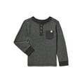 thumbnail image 4 of easy-peasy Baby and Toddler Boy Henley T-Shirts with Long Sleeves, 2-Pack, Sizes 12 Months-5T, 4 of 6