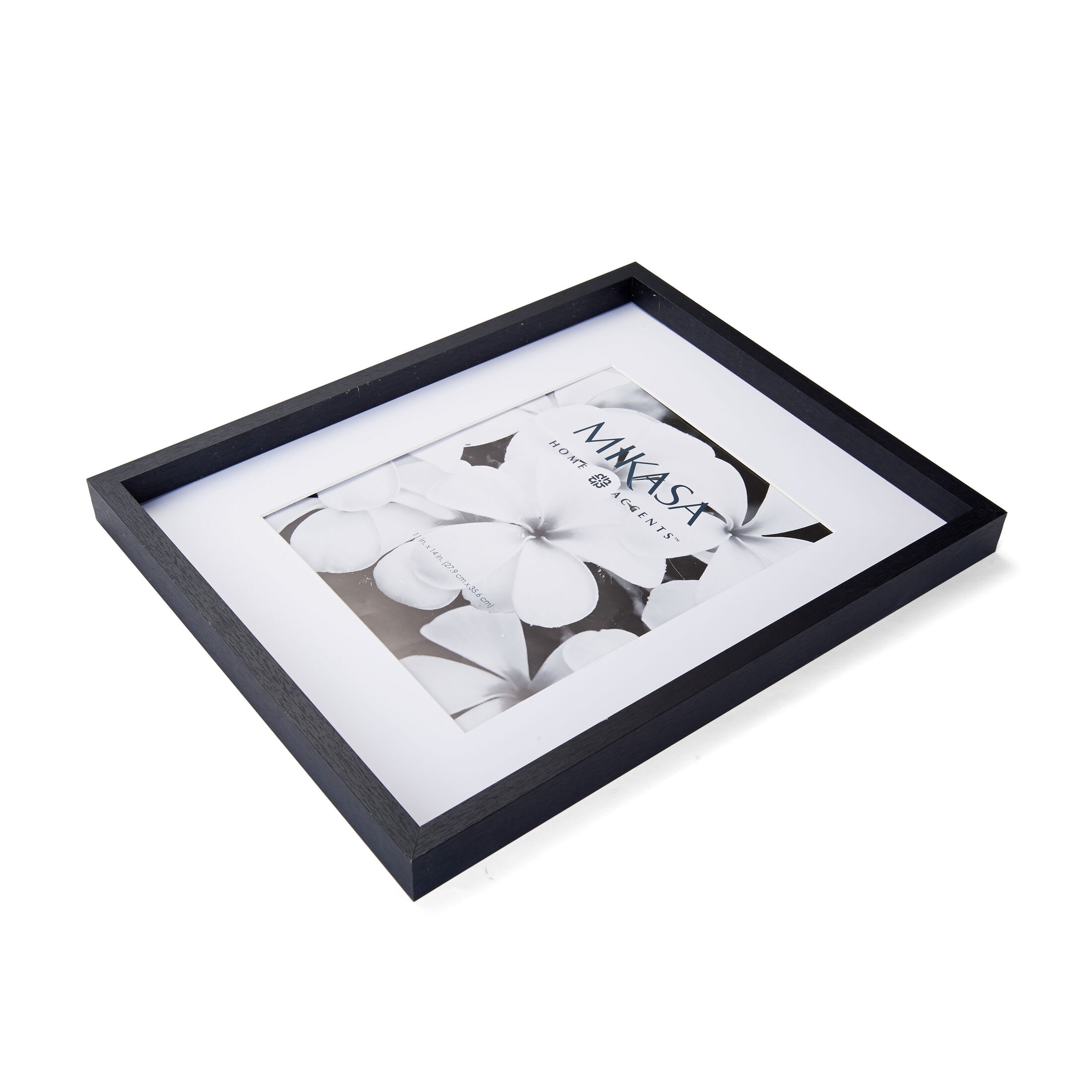 Home Accents Gallery Photo Frame, Displays 16X20 Photo without Mat and 11X14 Photo with Mat, Black