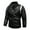 Black, variant on Herrnalise Men's Faux Leather Motorcycle Jacket Casual Fashion Motorcycle Leather WinterRacing Suit Top Zipper Stand-up Collar Jacket Coats S-3XL Black