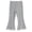 Gray, variant on Girls Flared Leggings Elastic Stretch Waistband Thick Thermal Winter Base Layer Pants Perfect for Winter School, Indoor and Outdoor Wear Size 1T-11
