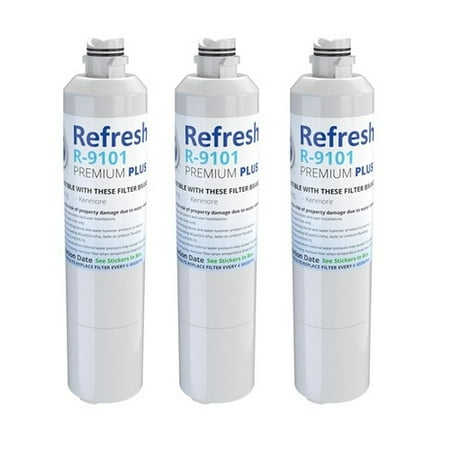 

Replacement For Samsung RS25J500DSR Refrigerator Water Filter - by Refresh (3 Pack)