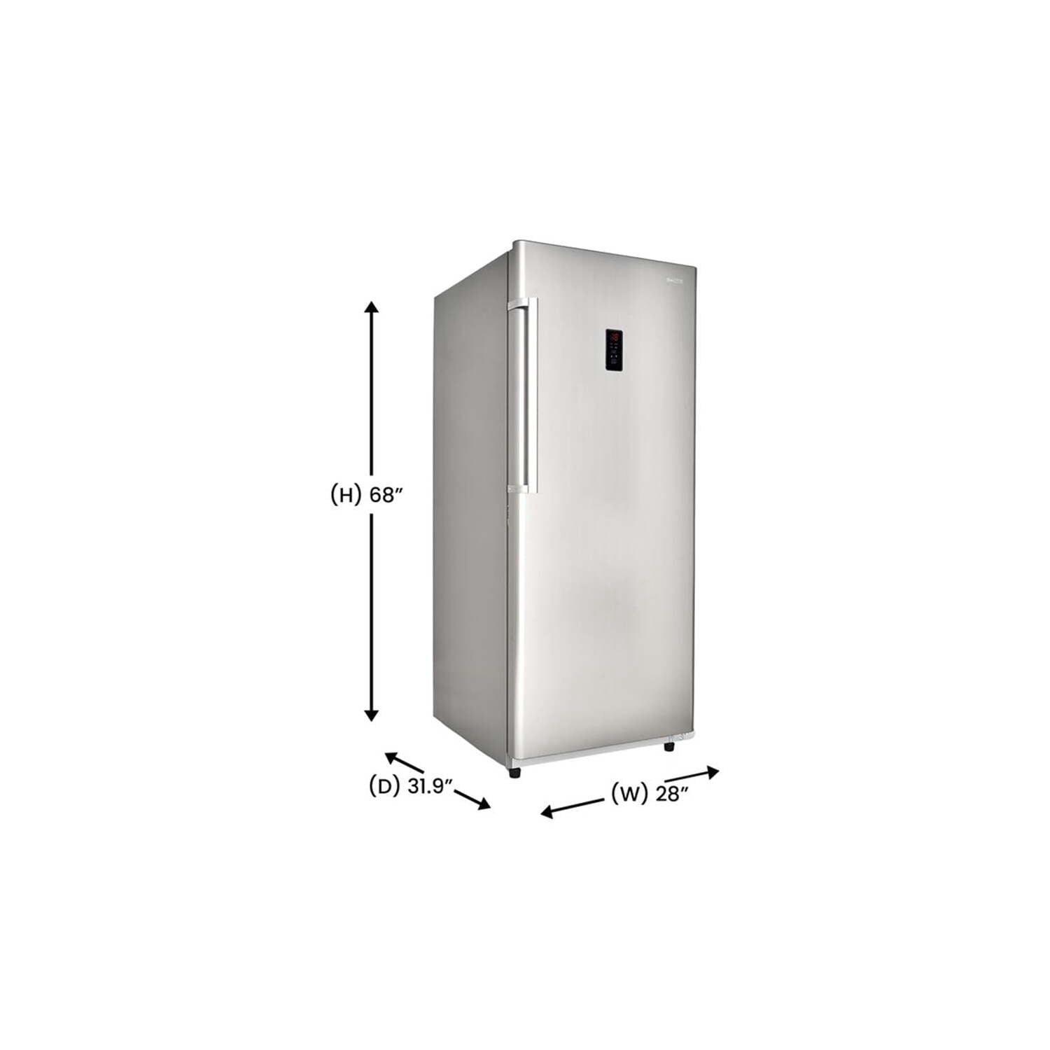 Conserv 17 cu. ft Convertible Upright Freezer/Refrigerator in Stainless