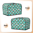 thumbnail image 3 of Vsdgher Lobsters Of Turquoise Waves 2 Slice Toaster Cover, Appliance Covers Toaster Cover Fits for Most Standard 2 slice Toasters, 3 of 7