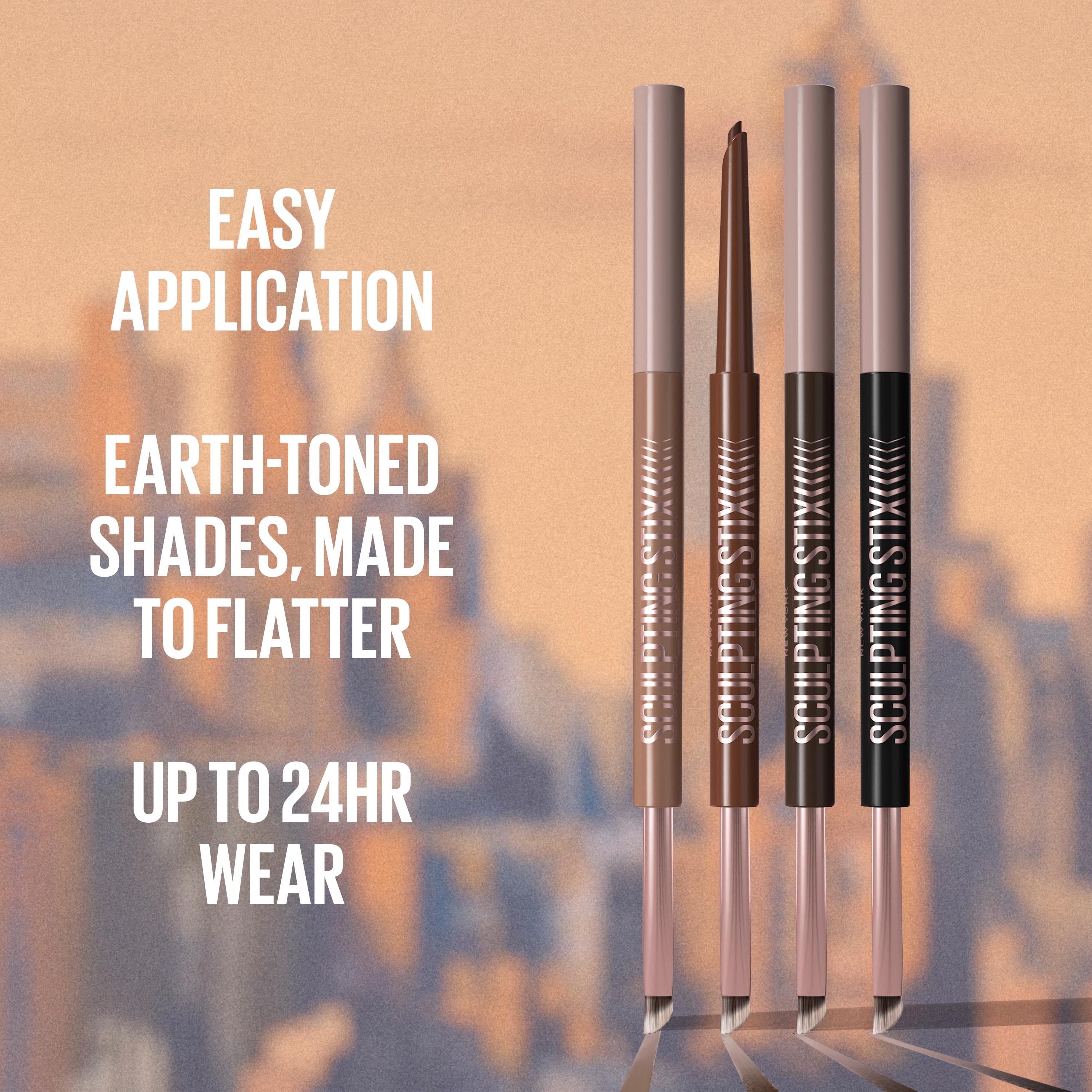 Maybelline Sculpting Stix 2-in-1 Eyeliner, Hazy Taupe, 0.002 oz