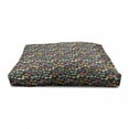 thumbnail image 4 of Hipster Pet House, Vintage Style Neck Ties in Different Shapes and Colors on Polka Dotted Background, Outdoor & Indoor Portable Dog Kennel with Pillow and Cover, 5 Sizes, Multicolor, by Ambesonne, 4 of 5
