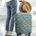thumbnail image 2 of Cartoon Construction Vehicles Road Signs Luggage Cover Fashion Suitcase Cover Baggage Covers Fit 25-28 Inch Luggage (Go Travel), 2 of 5