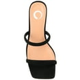thumbnail image 5 of Journee Womens Henrietta Open Square Toe Block Heel Dress Sandals, 5 of 10