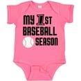 thumbnail image 3 of Inktastic My 1st Baseball Season Boys Baby Bodysuit, 3 of 5