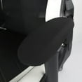 thumbnail image 4 of fastboy Housse de Chaise d'Ordinateur Élastique Extensible pour Chaise de Bureau, Lavable en Machine Noir, 4 of 9