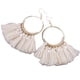 thumbnail image 1 of Pendientes Llamativos de Moda Qarigey con Borlas Bohemias para Mujer Blanco, 1 of 6