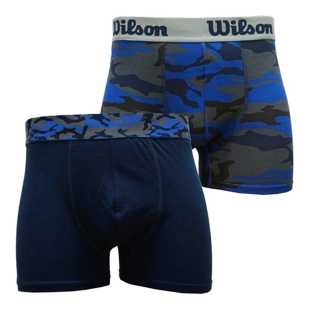 Bóxer Wilson para Hombre, Multicolor 2 Piezas Talla EG