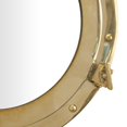 thumbnail image 4 of DecMode 12" x 12" Gold Sail Boat Wall Mirror with Port Hole Detailing, 4 of 8