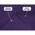thumbnail image 2 of Alfombra de baño American Soft Linen 43 x 61 cm, 100% algodón, color morado, 2 of 9