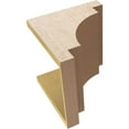 thumbnail image 6 of 11"W x 11"D x 11"H Wide Mediterranean Rough Cedar Woodgrain TimberThane Corbel, Primed Tan, 6 of 6
