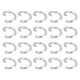 thumbnail image 1 of Unique Bargains 500Pcs Open Jump Rings, 5mm Stainless Steel O Rings, Split Rings Circle Clasp Connecting Ring for Jewelry Making, 1 of 7