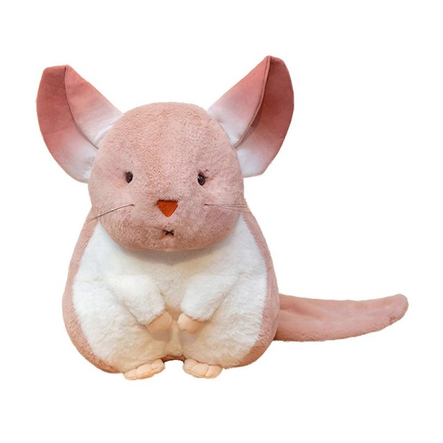 Stuffed Animal Gift Plush Hamster Toy Toddler Gifts for Girls Aged 3, 4, 5, 6, 7, 8 Yrs Olds 25cm 35cm 55cm White