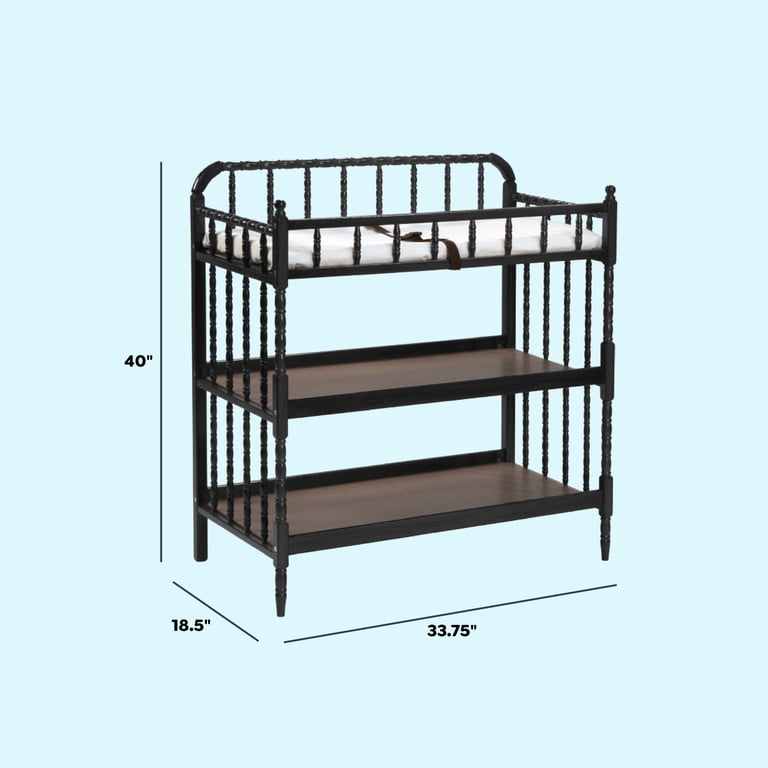DaVinci Jenny Lind Changing Table in Ebony Finish - Walmart.com