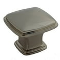 thumbnail image 2 of GlideRite 1-1/4 in. Square Cabinet Knob, Satin Nickel, Pack of 25, 2 of 4