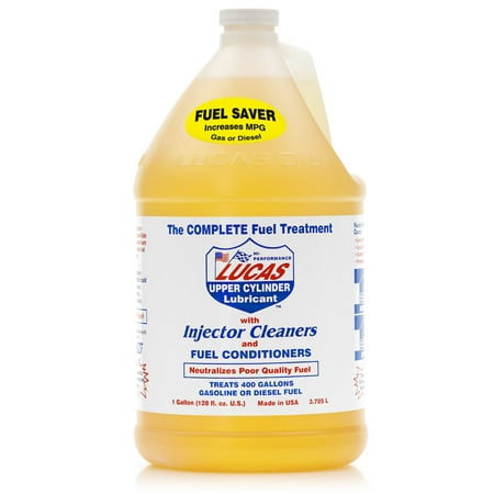 LUCAS OIL 10013 Fuel Treatment Gallon (Best Injector Cleaner For Petrol Car)