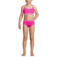 thumbnail image 3 of Lands' End Girls Chlorine Resistant Rash Guard Swim Top Bikini Top and Bottoms UPF 50 Swimsuit Set, 3 of 3
