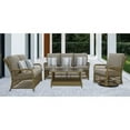 thumbnail image 4 of Four Seasons Courtyard Positano Wicker Loveseat with Steel Frames, 4 of 7