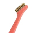 thumbnail image 3 of Cepillo de limpieza para el hogar, cepillo de limpieza de esquinas, limpieza profunda para baños de hotel Naranja, 3 of 4