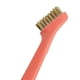 thumbnail image 3 of Cepillo de limpieza para el hogar, cepillo de limpieza de esquinas, limpieza profunda para baños de hotel Naranja, 3 of 4